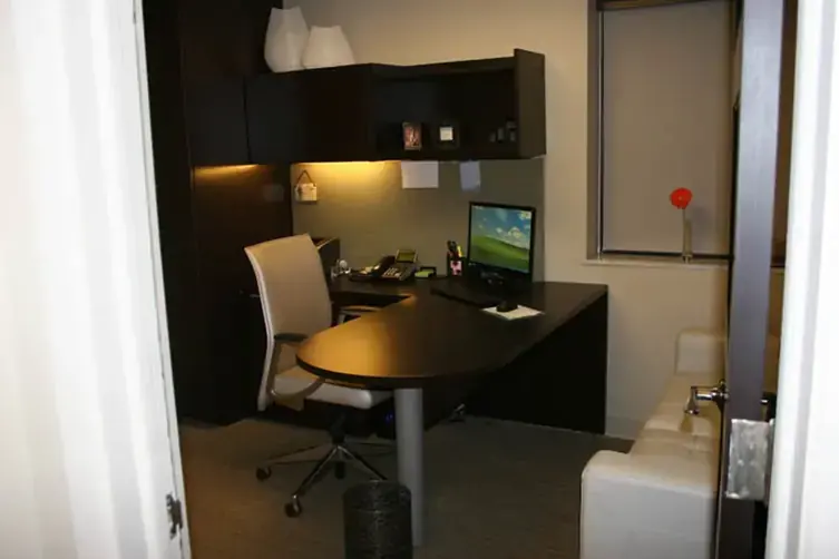 The private office where treatment plans and costs are discussed